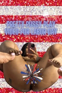 Pretty pussy play makes america great again