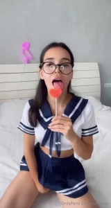 Little lolasweetxo may seem innocent but she s a total freak follow part 89