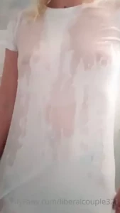 Sunday vibes clothed shower with shri she wears a cute short white
