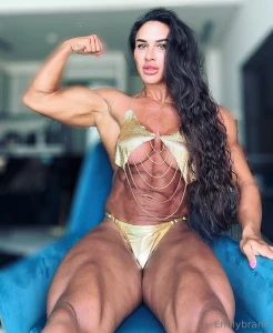 Go follow nancee123 my shredded big clit muscle beauty she does part 2