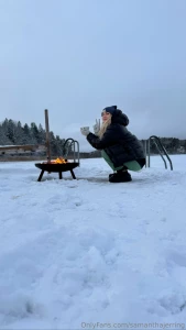 Snowflakes are kisses from heaven