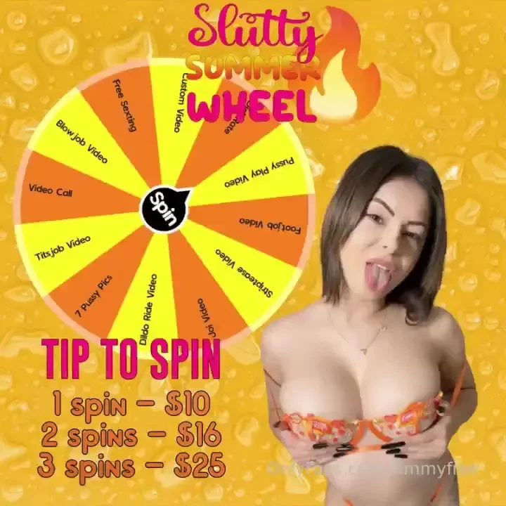 New slutty summer wheel win video calls custom videos free sexting amp 