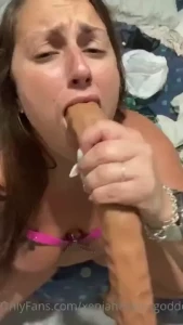 Is it a real blow job if the slut doesn t ch0ke on your dick like this