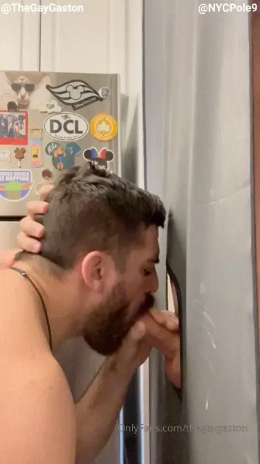 Huge thick 9 cock at the gloryhole my boyfriend and i got on our knees part 5 