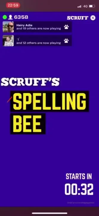 Scruff strip spelling bee full video 