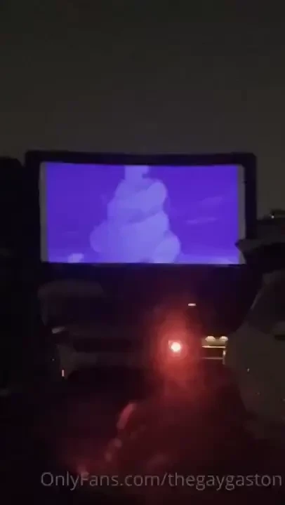 I went to a drive-in may have been a little naughty posted this video 