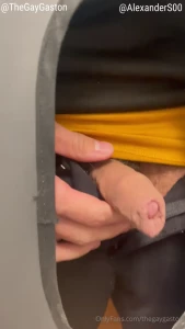 thegaygaston - Uncut at the gloryhole part 1 with alexanders00 like this post if you 