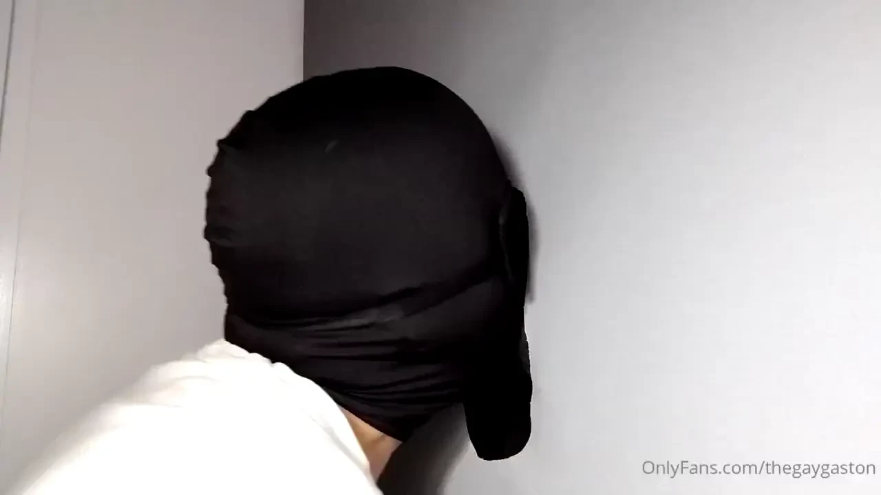 Getting my hairy cock serviced at a gloryhole again as always have 