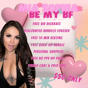 Be my bf - my one and only fav get all of those specials and be my