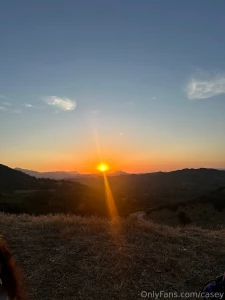 Having such a wholesome time look how beautiful the sunset is here
