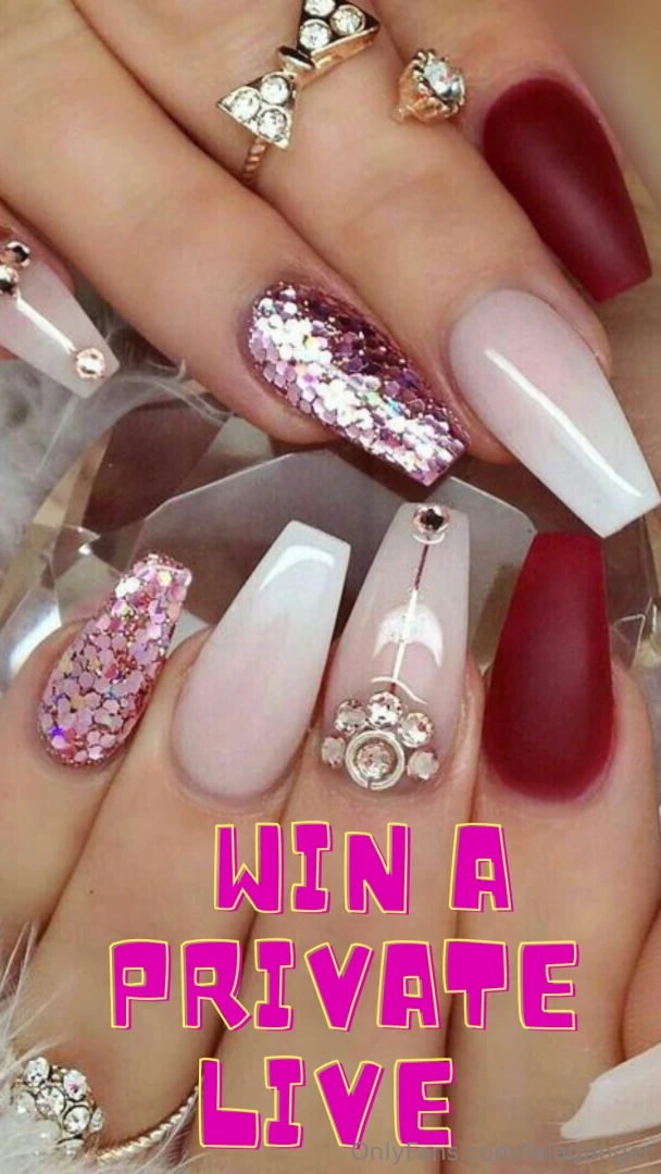 Beautiful nails naughtier content honey can you imagine what i can do 