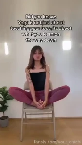 Did you know yoga is not just touching your toes it s about what you