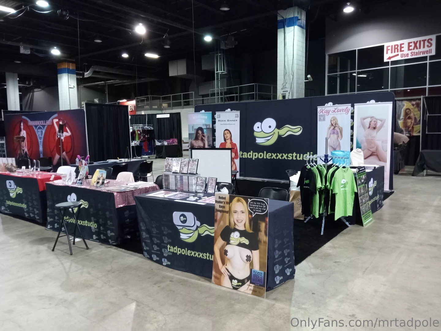 Tadpolexstudio will have a booth at chicago exxxotica booth 925 with 