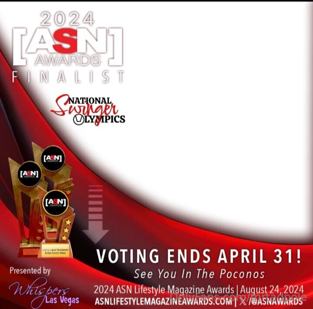 I made it to the finals for best male porn star for the asn awards part 1 