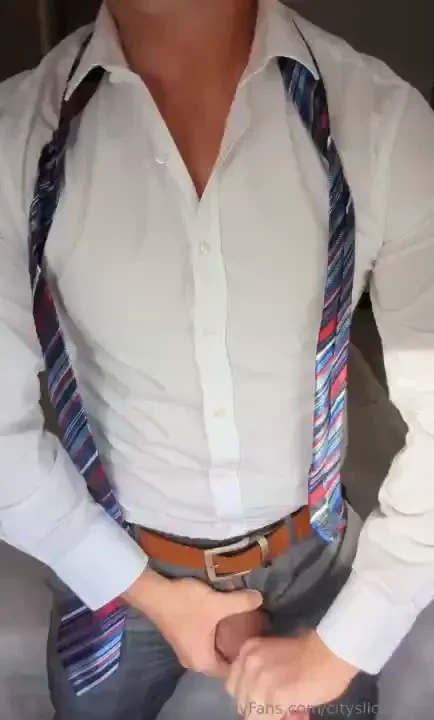 Scruffy thursdays fooled around whilst deciding which tie to wear this part 1 