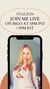 Today is the day gulp catch me on bigo tonight 9pm est 6pm pst just