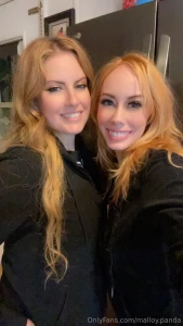 Keeping warm by cuddling