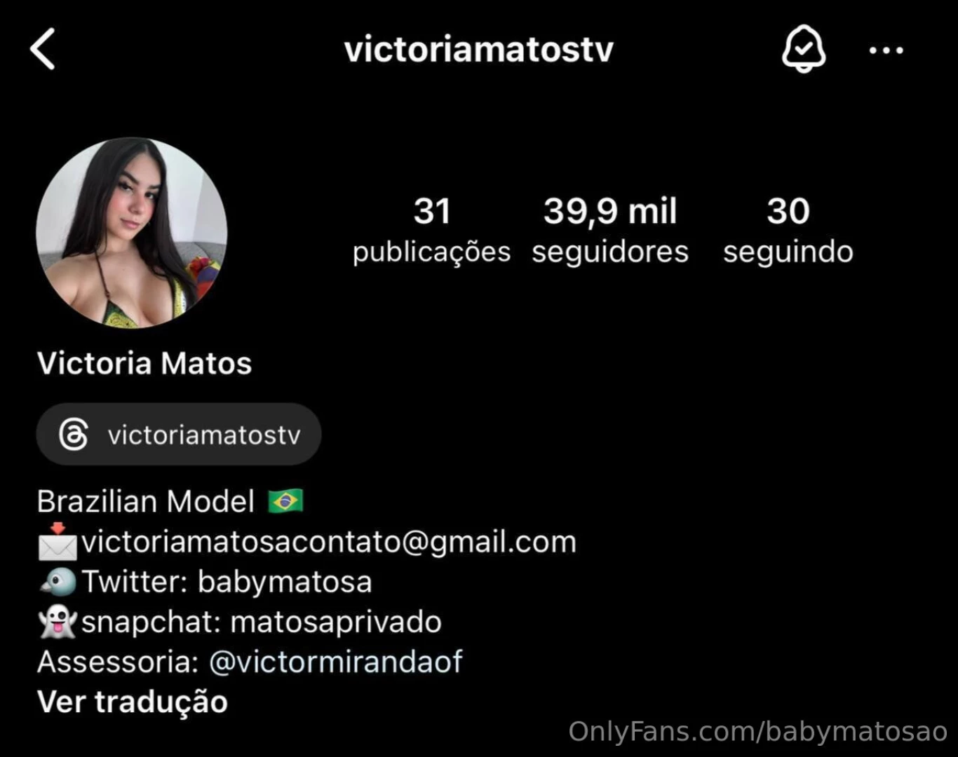 Me sigam no instagram novo victoriamatostv follow me on new instagram 