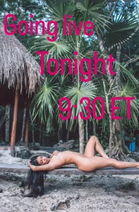 Going live tonight at 9 30 et