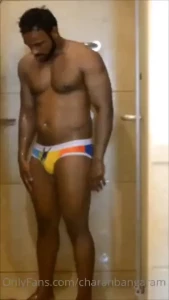 When you feel so hot and horny only a cold shower can call you down