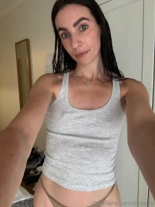 Freshly showered and ready for anything