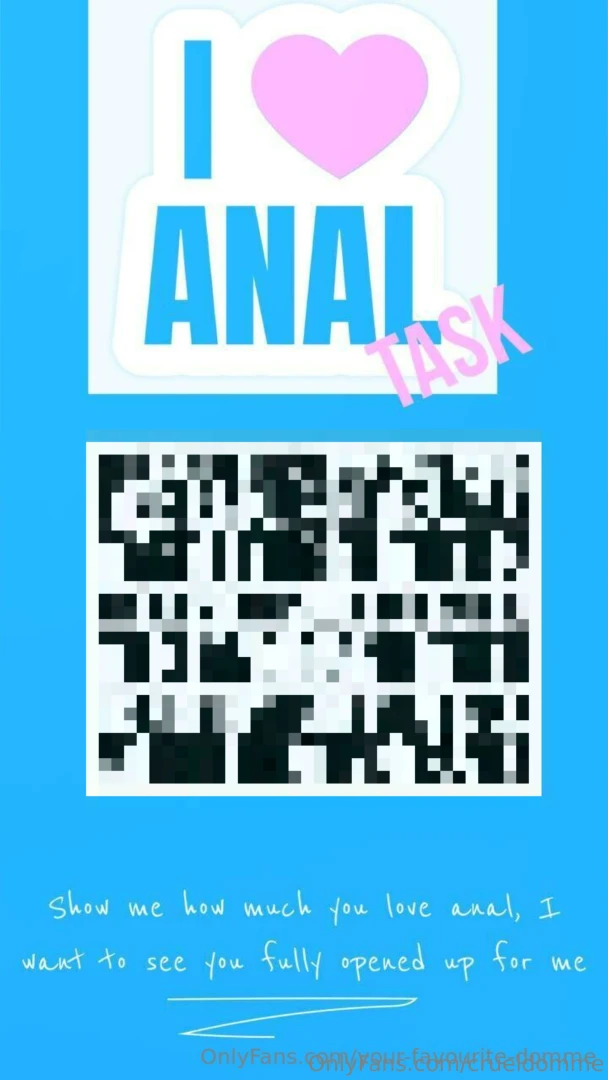 Unlock this anal task if you re a whore for a dick 