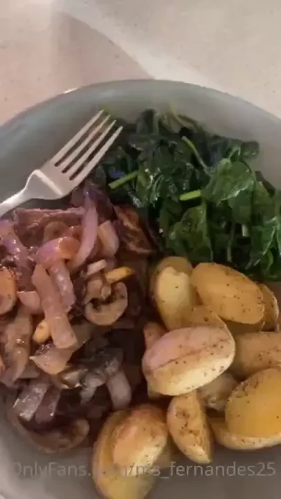 Check your messages for my live cooking show my neighbor stopped by 