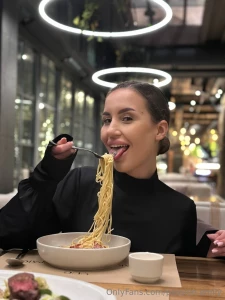 I love pasta but i love interesting dinner conversations even more