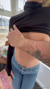 I always have alex make sure my outfit is slutty enough before i go