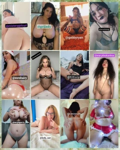 Amp misterygirlcurl grilady gabbyryan nurse69cindy verohairy