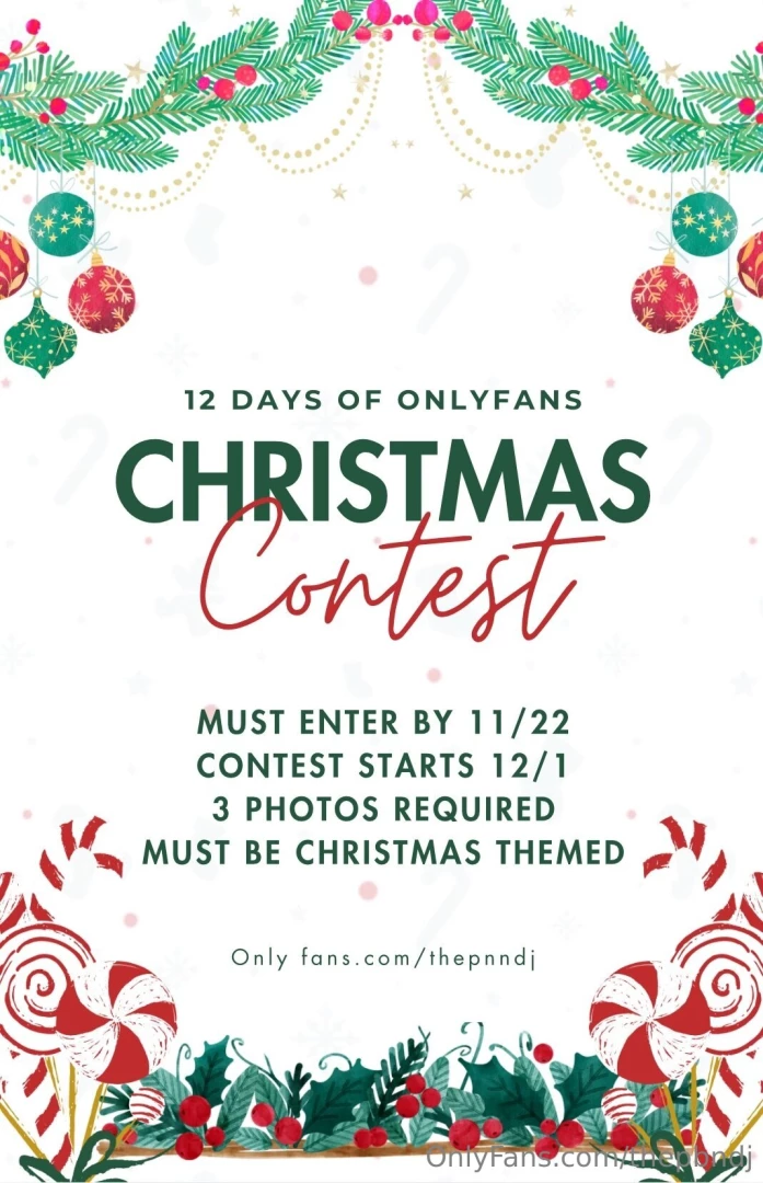Ladies i know it s early but let s get this contest information out 