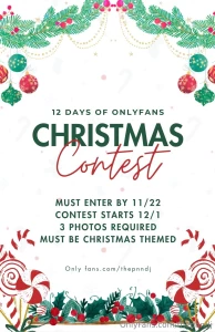 Ladies i know it s early but let s get this contest information out