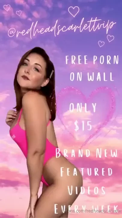 My vip page redheadscarlettvip no ppv no spam lots of porn and 
