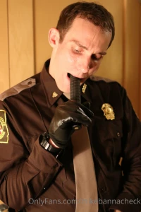 Hot policeman photo shoot part 3