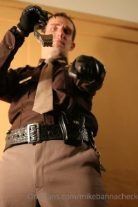 Hot policeman photo shoot part 9