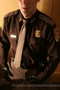 Hot policeman photo shoot part 4