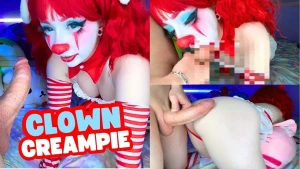 What s a clown s favourite dessert a creampie of course xx belle