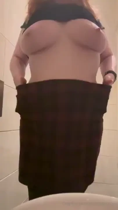 Another sneaky flash and partial undress in the pub toilets i 