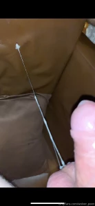 So much cum dripping from my dangly balls part 4