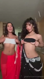 Teaser for my new sexy saree strip kissing video with the beautiful