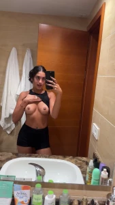 I want to be cuddled from behind while you squeeze my tits
