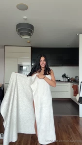 Towel drop but it s actually a blanket