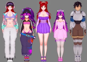 Wip of this months image set surprise it s gonna be a collab with