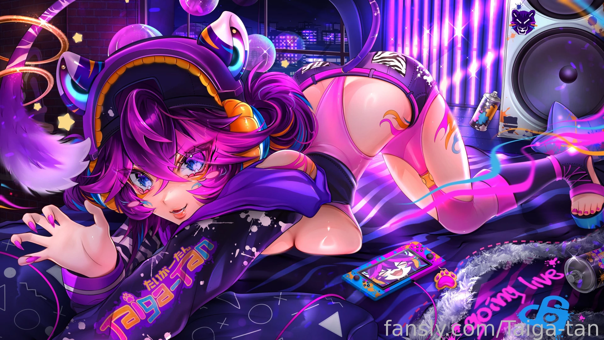 New going live promo art for my nsfw streams got lots planned art 