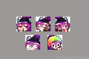 New emotes for streams art by https twitter com me_o_wy_