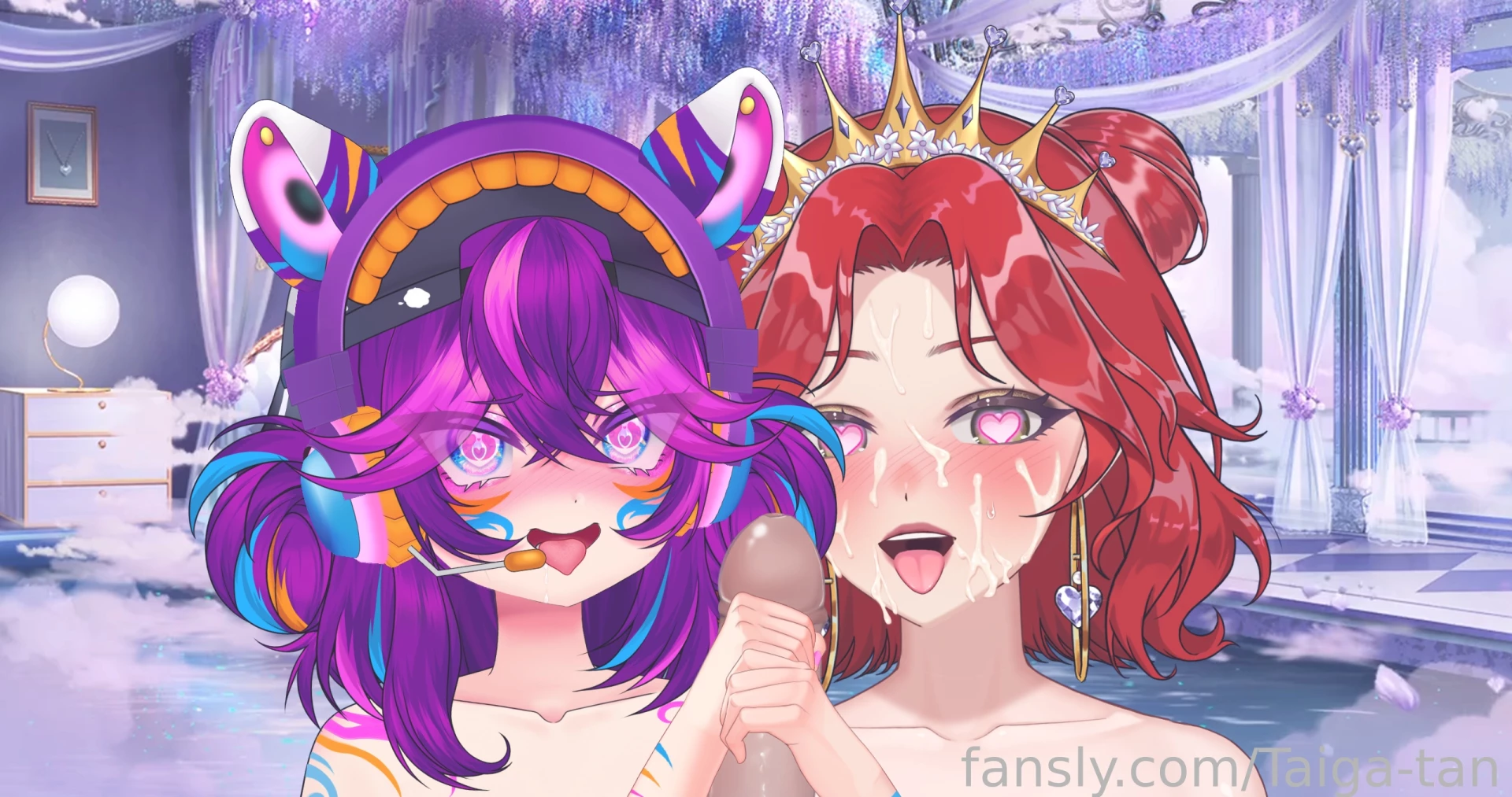 Heard you wanted more yumprincess we had a bit of pet play the other part 1 