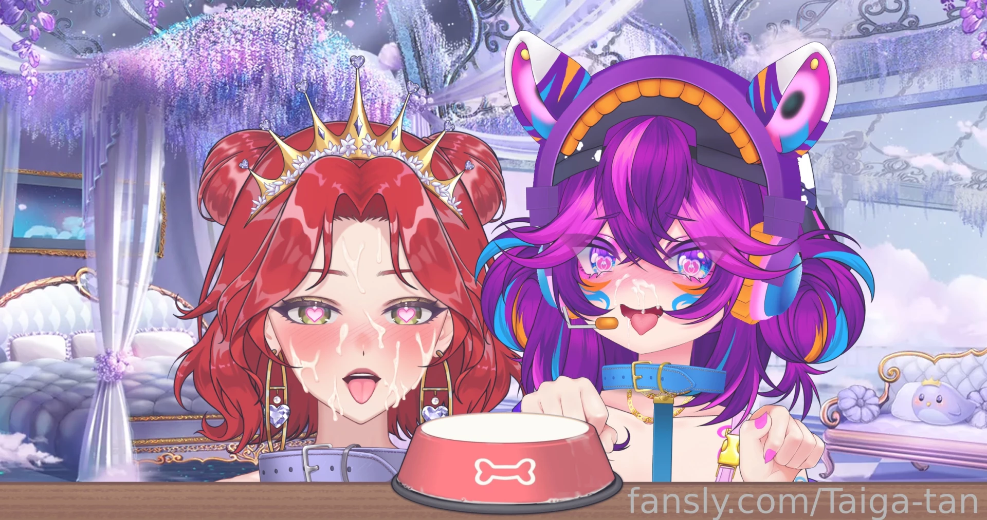 Heard you wanted more yumprincess we had a bit of pet play the other part 2 