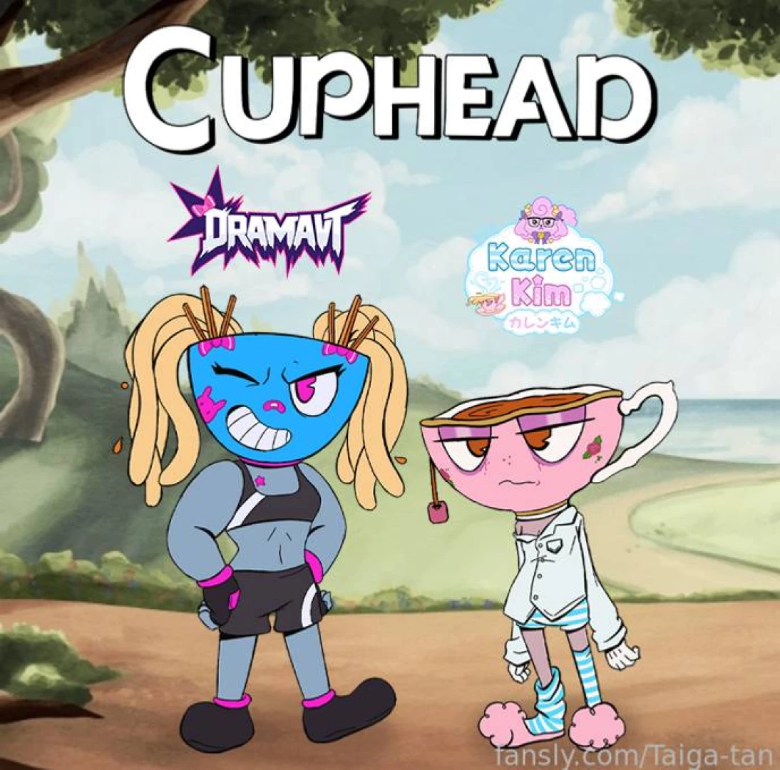 I doodled some cupsonas for my upcoming cuphead streams with dramavt part 1 