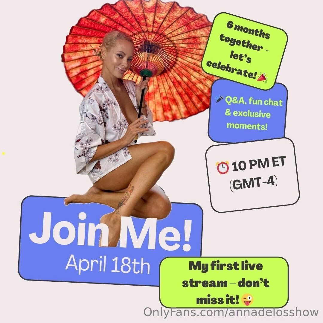 The ultimate milf fantasy is going live this friday april 18th natalia 