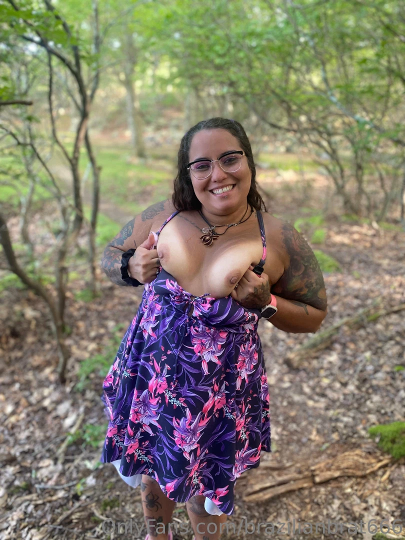 brazilianbrat666 - Spent some time in nature today still had to some ass and tits of part 1 